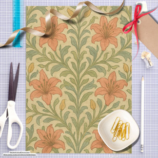 Papel De Seda Trendy Rustic lily chintz William Morris