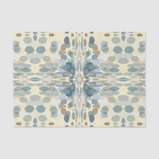 Papel De Seda Trepador de Abstrato do Oceano de Diversão em Summ (Frente )