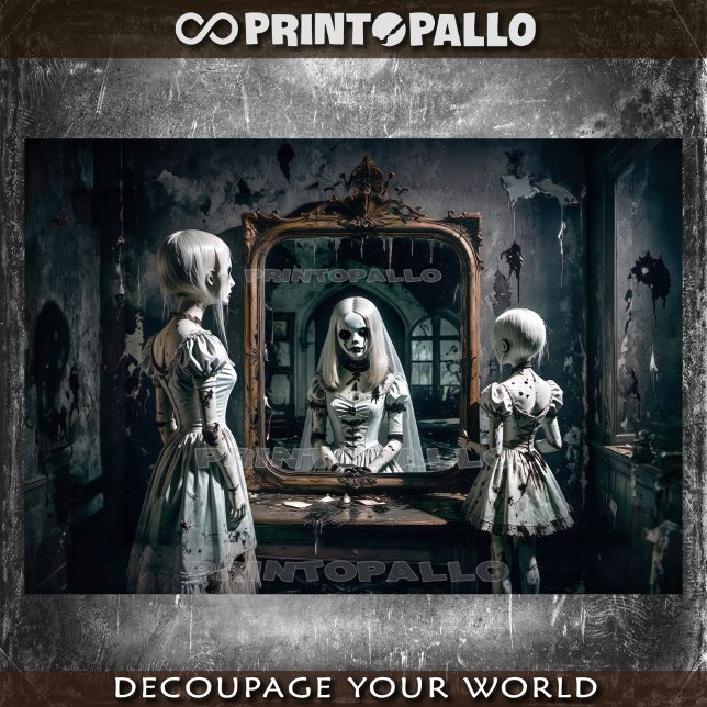 Papel De Seda Três irmãs. Fantasma no espelho (Criador carregado)