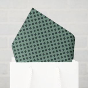Papel De Seda Trevo Micro Ponto (Verde Escuro no Verde)