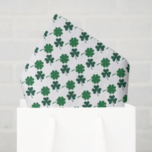Papel De Seda trevos do dia de São Patrício trevo de quatro folh