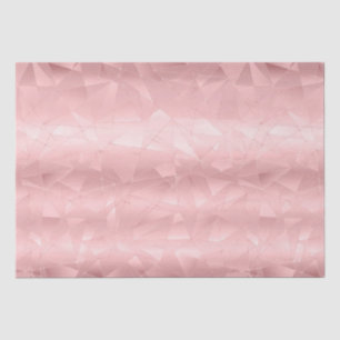 Papel De Seda Triângulo Geométrico Rosa Glam Bling Moderno Elega