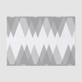 Papel De Seda triângulos de cinza