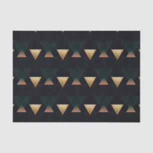 Papel De Seda Triângulos de Deco de Arte Geométrica