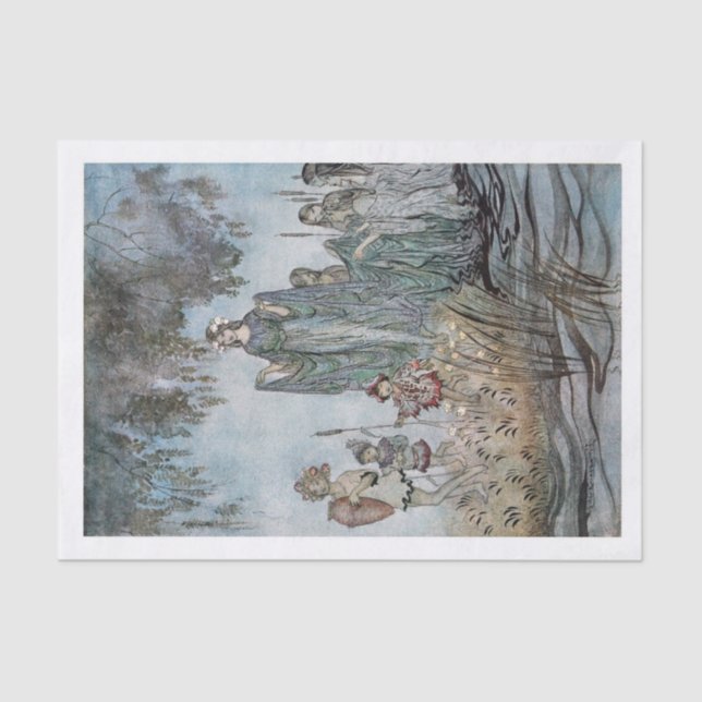 Papel De Seda Tribunal de fadas (Frente )