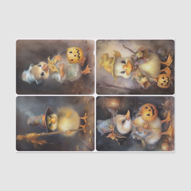 Papel De Seda Trick ou Tratar Dewy (Frente )