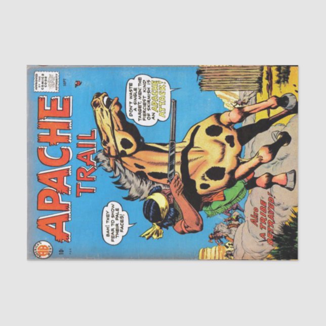 Papel De Seda Trilha Apache nº 1 (Frente )