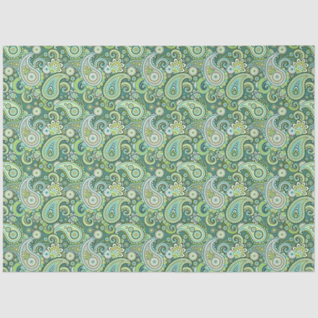 Papel De Seda Trippy Hippy Retro Paisley (Frente )