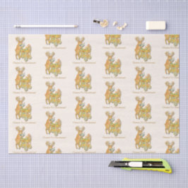 Papel De Seda Tropical Chinoiserie Christmas Bar cart