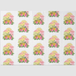 Papel De Seda Tropical Flamingo Series Design 12