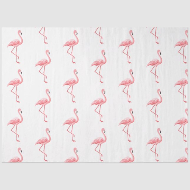 Papel De Seda Tropical Flamingo Series Design 14 (Frente )