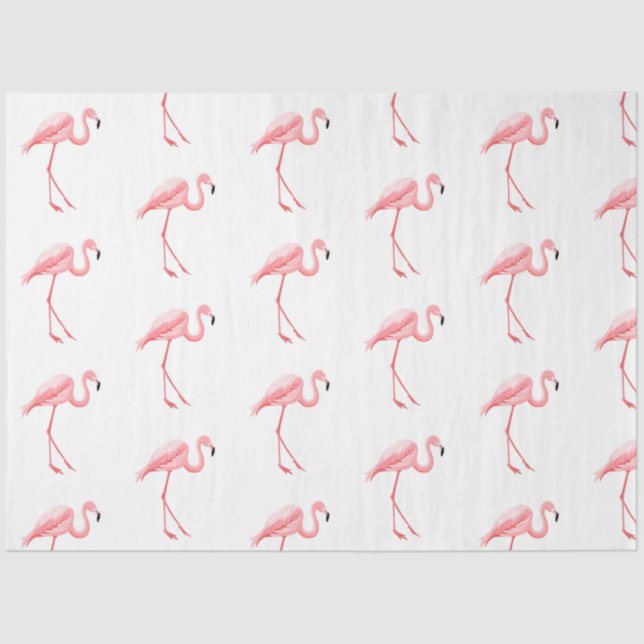 Papel De Seda Tropical Flamingo Series Design 15 (Frente )