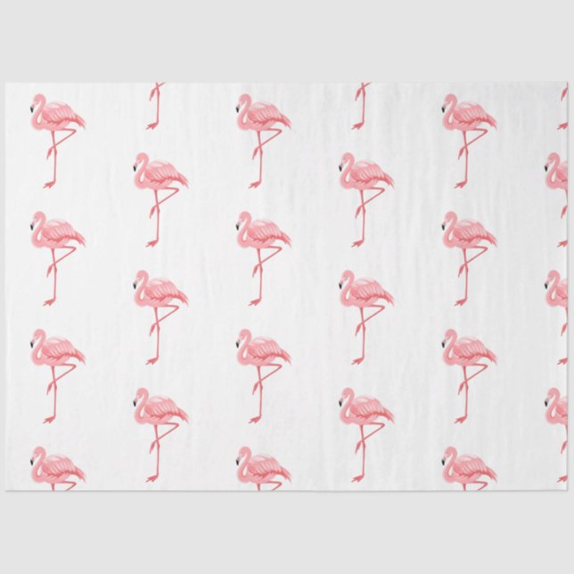 Papel De Seda Tropical Flamingo Series Design 16 (Frente )