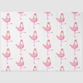 Papel De Seda Tropical Flamingo Series Design 7
