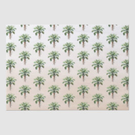 Papel De Seda Tropical Palm Tree