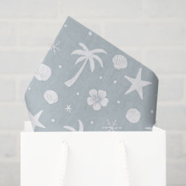 Papel De Seda Tropical Palm Trees Coastal Christmas 