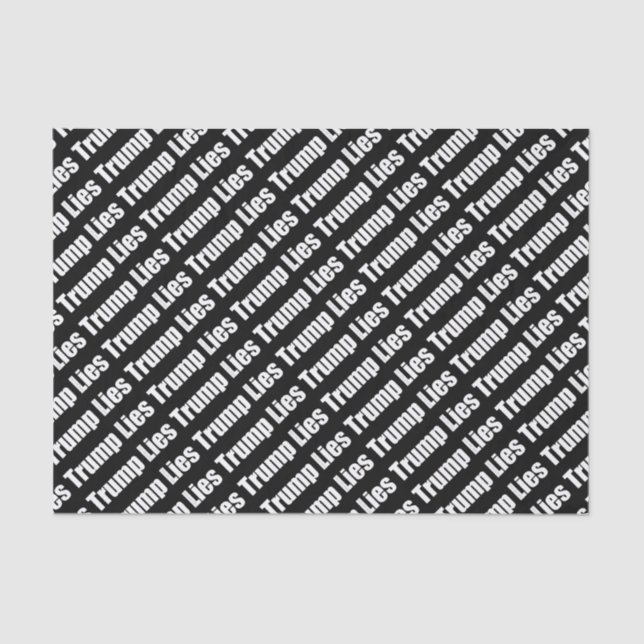 Papel De Seda Trump Lies (Frente )