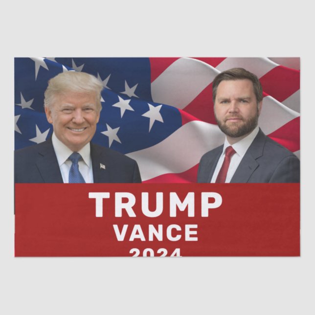 Papel De Seda Trump Vance 2024 (Frente )