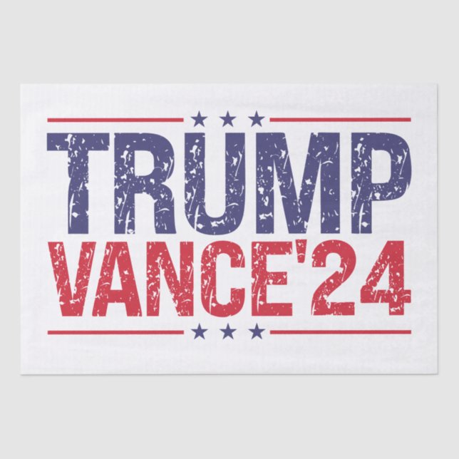 Papel De Seda Trump Vance 2024 (Frente )