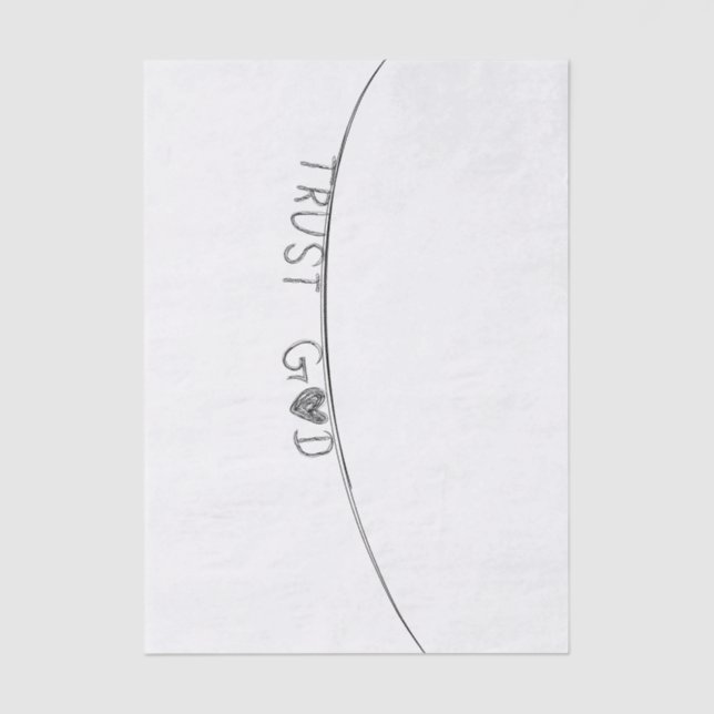 Papel De Seda Trust God (Frente )