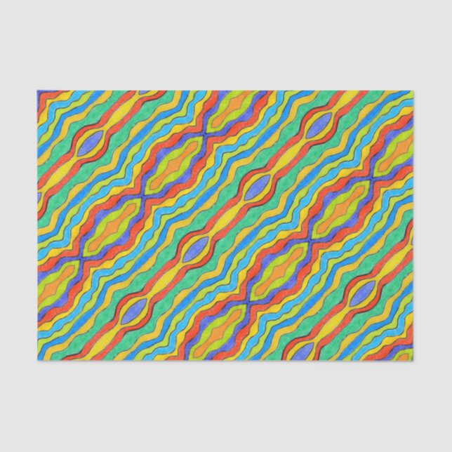 Papel De Seda TSP - 006 - Tissue Paper - Rainbow series (Frente )