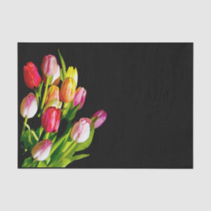 Papel De Seda Tulip Painting - Arte Flor Original