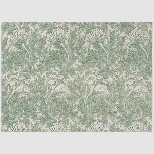 Papel De Seda Tulip Pattern (por William Morris) (Frente )