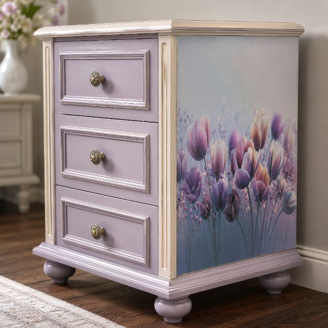 Papel De Seda Tulipa em Lavanda Nebulosa Decoupage (Criador carregado)