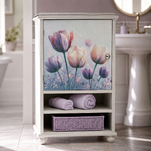 Papel De Seda Tulipa Lavanda Floresce Decoupage