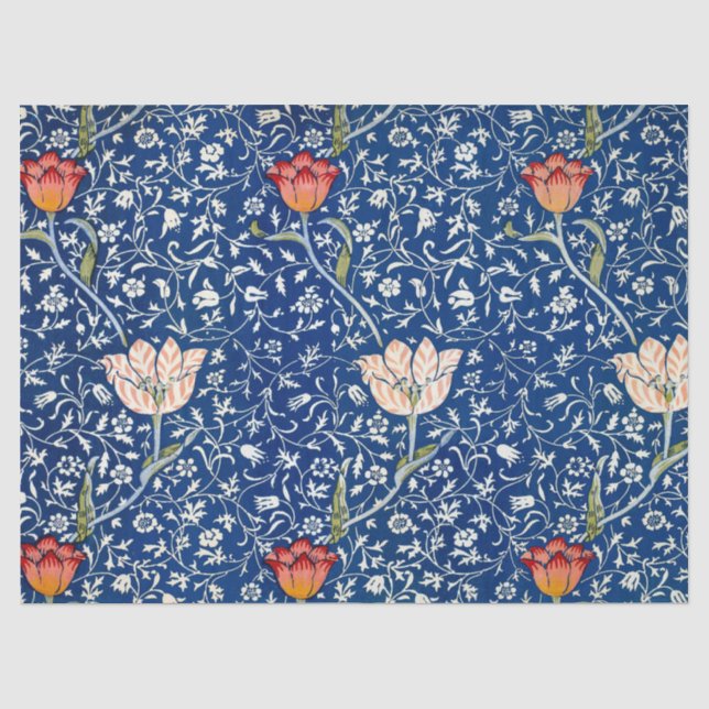 Papel De Seda Tulipa, William Morris (Frente )