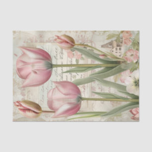 Papel De Seda Tulipas do escrevendo de Script de Amsterdã