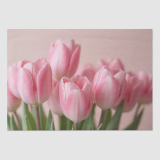 Papel De Seda tulipas rosa