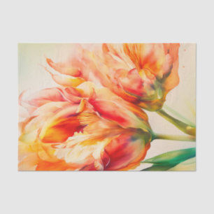 Papel De Seda TULIPMANIA 2/6 tulipas de papagaio correspondentes