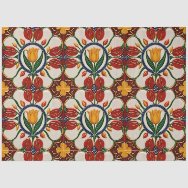 Papel De Seda Tulips BeauLinda Coleção Moderna (Frente )