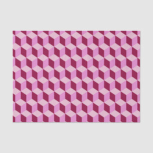 Papel De Seda Tumbling Girly Pink Bloqueia Padrão Invisível