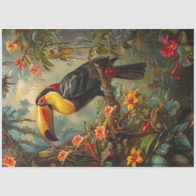 Papel De Seda Turim tropical (Frente )