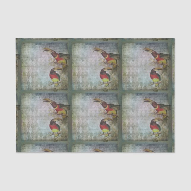 Papel De Seda Turim tropical (Frente )