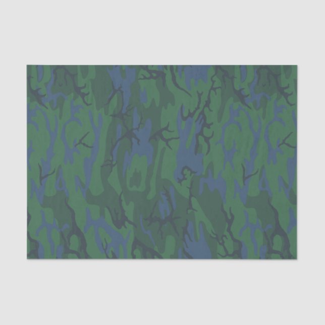 Papel De Seda Twilight Green Camo (Frente )