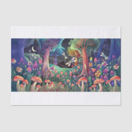Papel De Seda Twilight Woodland Fantasy, Whimsic Fairyland