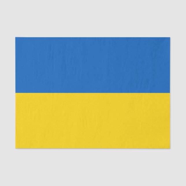 Papel De Seda Ukraine tissue paper, Ukrainian Flag tissue paper (Frente )