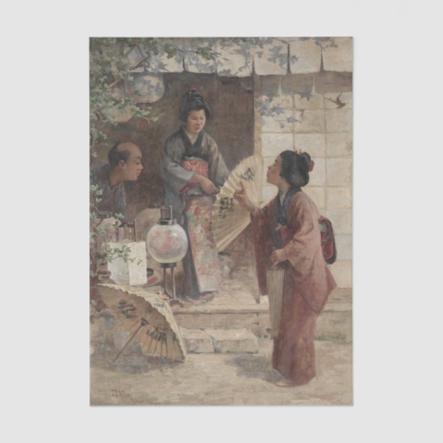 Papel De Seda Último Preço por John Charles Arter (Frente )