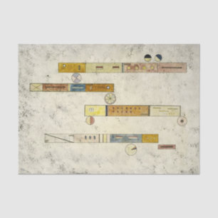 Papel De Seda Um após o outro por Wassily Kandinsky