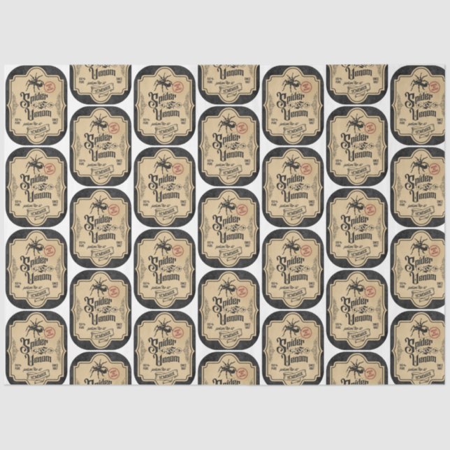 Papel De Seda Um Apothecary e Potion Label Series Design 9 (Frente )