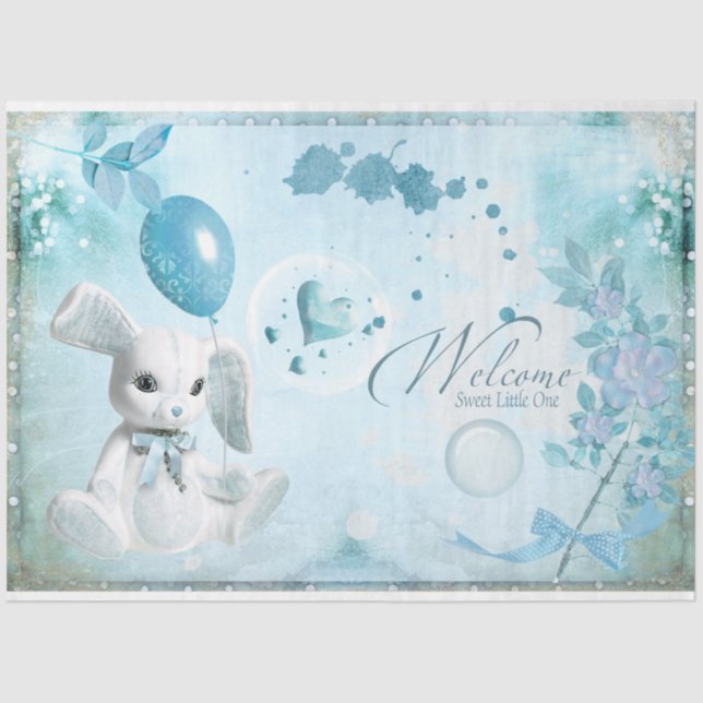 Papel De Seda Um Baby Boy Series Design 2 (Frente )