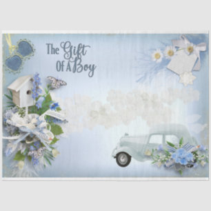 Papel De Seda Um Baby Boy Series Design 5