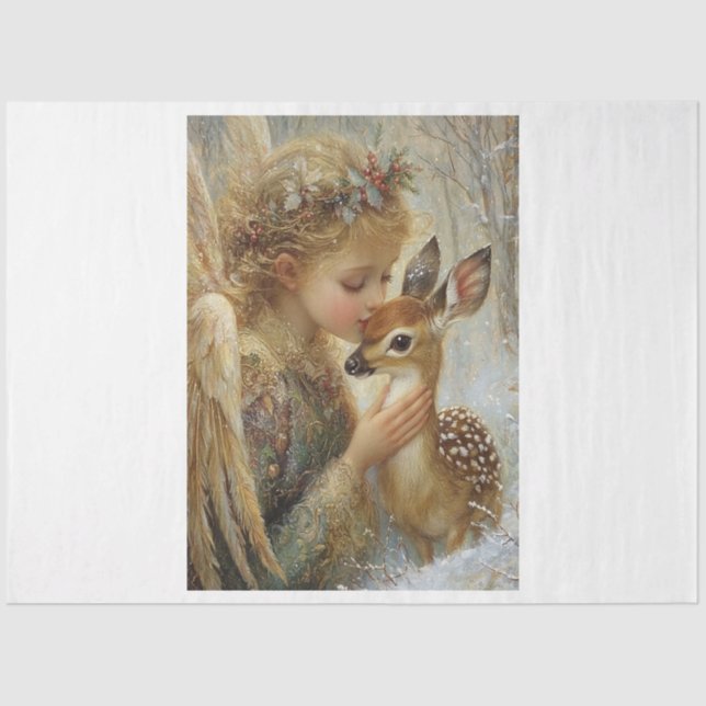 Papel De Seda Um Beijo de Anjos (Frente )