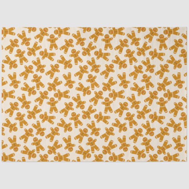 Papel De Seda Um Biscoito Gingerpão (Frente )