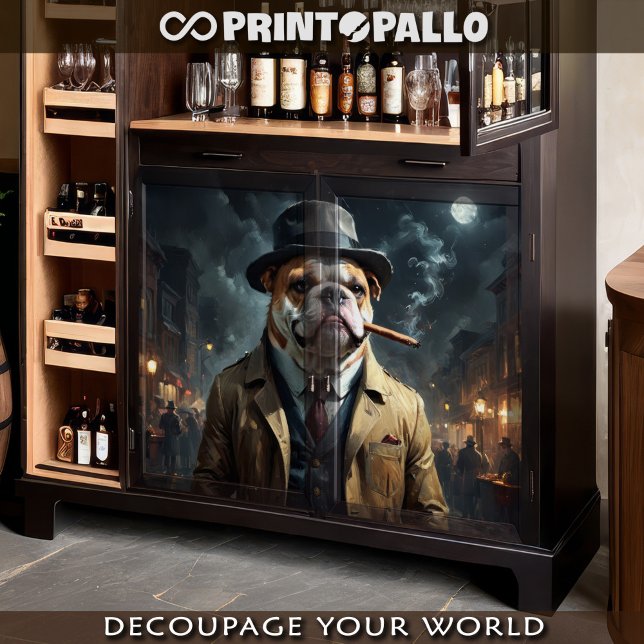 Papel De Seda Um buldogue inglês é detetive em Los Angeles (Criador carregado)