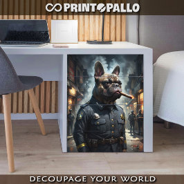 Papel De Seda Um cachorro como policial em Los Angeles em 1920