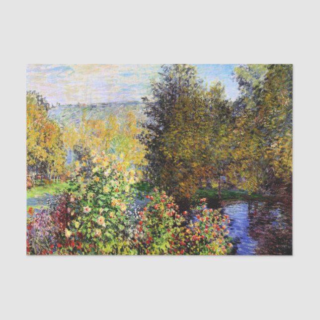 Papel De Seda Um canto do jardim em Montgeron (Frente )